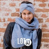 LOT83 | Royale driekhoek - triangle sjaal | Nina Lavender