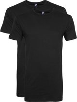 Alan Red Derby Extra Lang T-Shirt Zwart (2-Pack) - maat XL