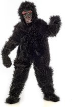 Aap & Gorilla & Baviaan & King Kong Kostuum | Zilverrug Gorilla Donker Afrika Kind Kostuum | Maat 122 | Carnaval kostuum | Verkleedkleding