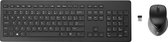 HP 950MK toetsenbord RF Draadloos QWERTY US International Zwart