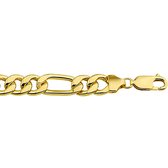 ZilGold Collier 5000105 Geelgoud Figaro 7 mm 50 cm