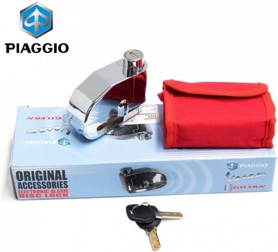 Schijfremslot Alarm OEM | Piaggio / Vespa | bol.com