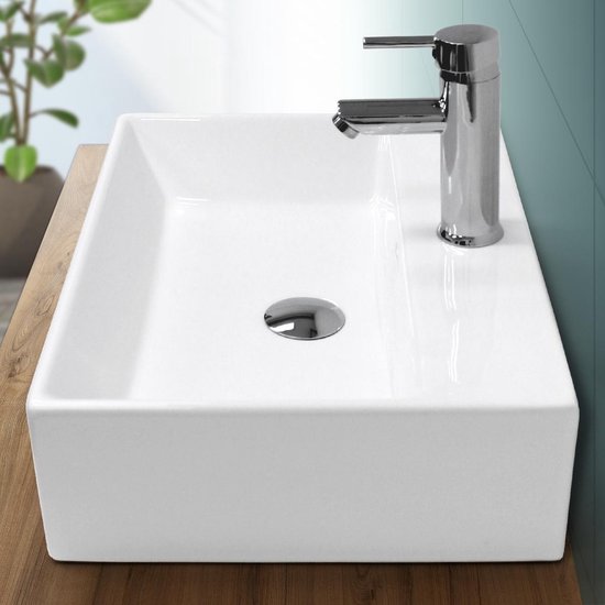 Lavabo 510x360x130 mm céramique blanc