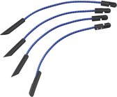 ProPlus Elastische Dekzeil Spanners - 280 mm - Blauw - 4 stuks