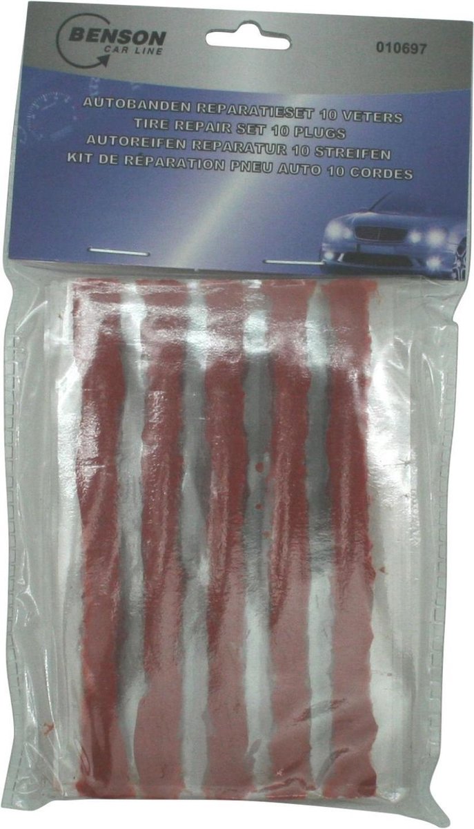 Benson Proppen voor bandenreparatie - 10 stuks - voor gaatjes tot 6 mm - compact en handig thumbnail 4