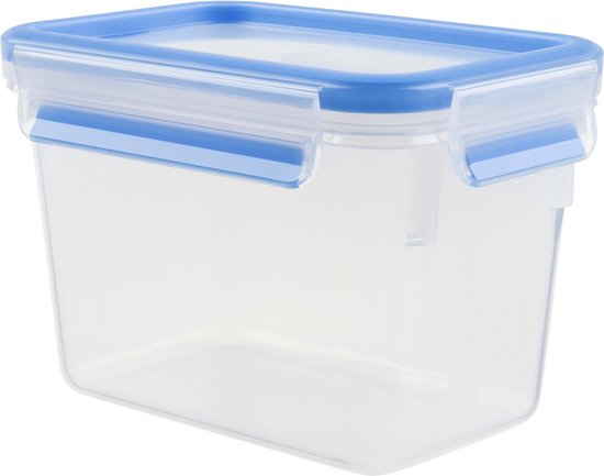 Tefal K30213 boîte hermétique alimentaire Rectangulaire 1,1 L Bleu, Transparent 1 pièce(s)