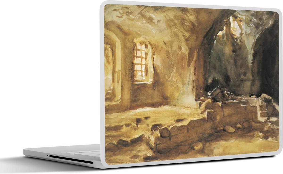 Afbeelding van product SleevesAndCases  Laptop sticker - 17.3 inch - Ruined Cellar Arras - John Singer Sargent
