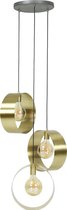 DePauwWonen - 3L Vegas getrapt Hanglamp - E27 Fitting - Goud - Hanglampen Eetkamer, Woonkamer, Industrieel, Plafondlamp, Slaapkamer, Designlamp voor Binnen