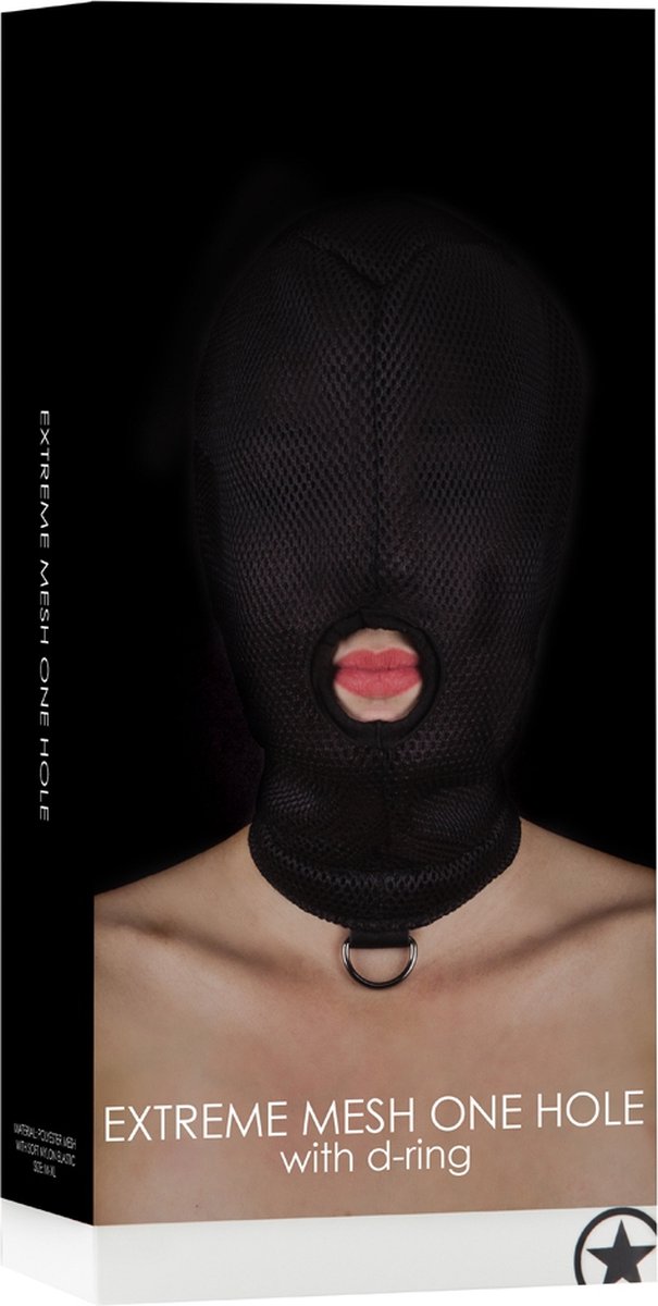 BDSM masker met D-ring