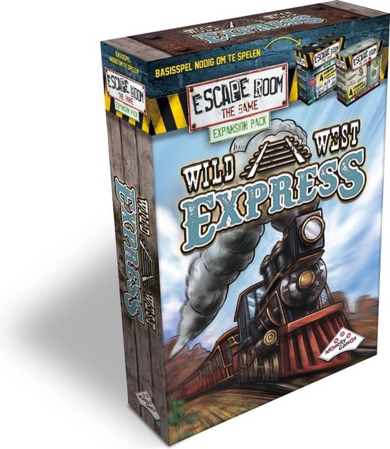 Thumbnail van een extra afbeelding van het spel Uitbreidingsbundel - Escape Room - 2 Stuks - Uitbreiding The Break-In & Uitbreiding Wild West