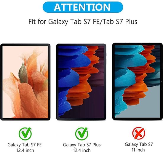 FONU Glazen Screen Protector Samsung Galaxy S8 PLUS - S7 FE - S7 Plus - 12.4 inch