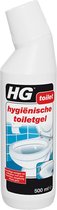 HG toiletgel hygiënisch - 500 ml - glanzend resultaat - krachtige reiniger en ontkalker