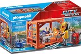 PLAYMOBIL City Action Container productie - 70774