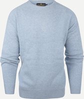 Steppin' Out Herfst/Winter 2021 Trui Lamswol Rneck Mannen - Regular Fit - Wol - Blauw (M)