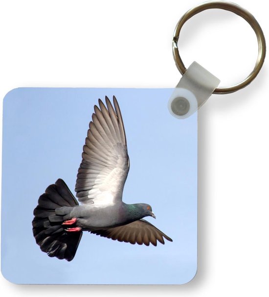Porte-clés - Cadeaux à distribuer - Duif - Ciel - Blauw - Plastique - Cadeaux Sinterklaas - Cadeaux à distribuer pour les enfants - Cadeaux chaussures - Petits cadeaux