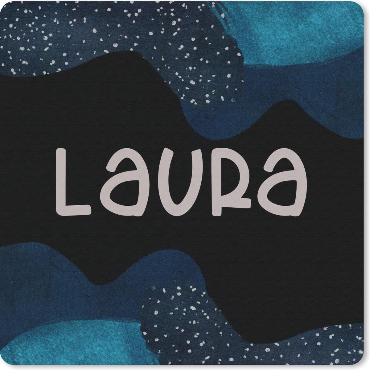 Muismat 30x30 cm - Mousepad Laura - Pastel - Meisje - Muismatten