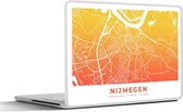 Laptop sticker - 17.3 inch - Stadskaar - Nijmegen - Nederland - Oranje - 40x30cm - Laptopstickers - Laptop skin - Cover