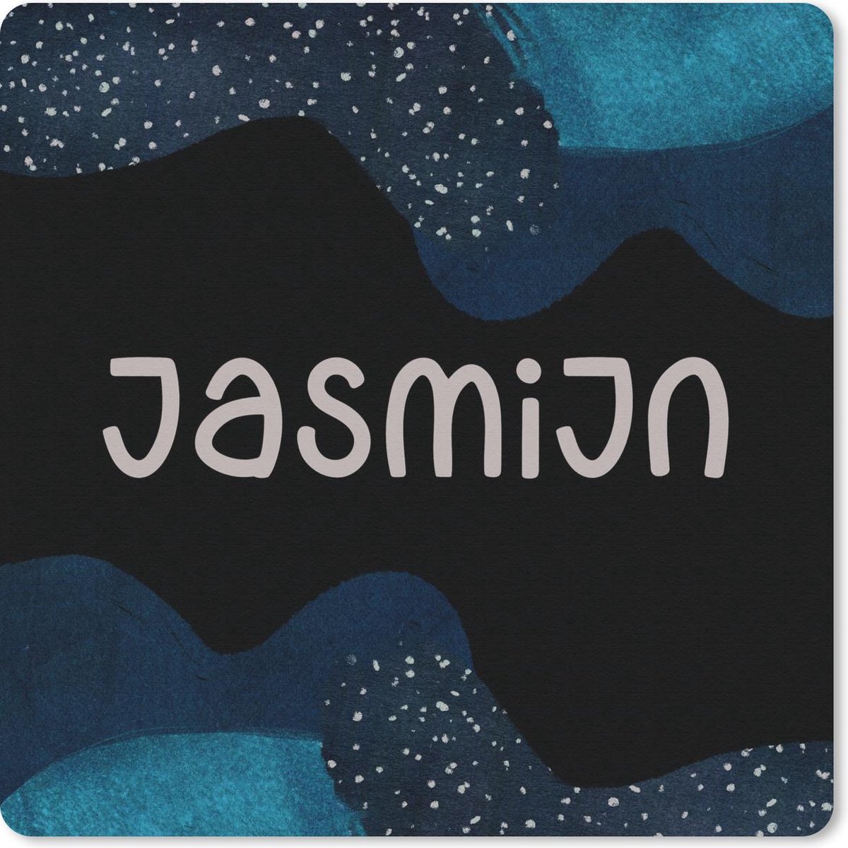 Muismat 30x30 cm - Mousepad Jasmijn - Pastel - Meisje - Muismatten