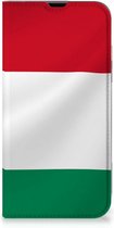 Bookcase iPhone 13 Pro Max Telefoonhoesje met Pasjeshouder Hongaarse Vlag