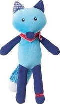 Knuffel vos blauw 27 cm