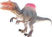 speelfiguur dinosaurus groen/roze 24 cm