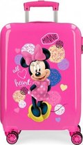 koffer Minnie Mouse junior 33 liter ABS roze