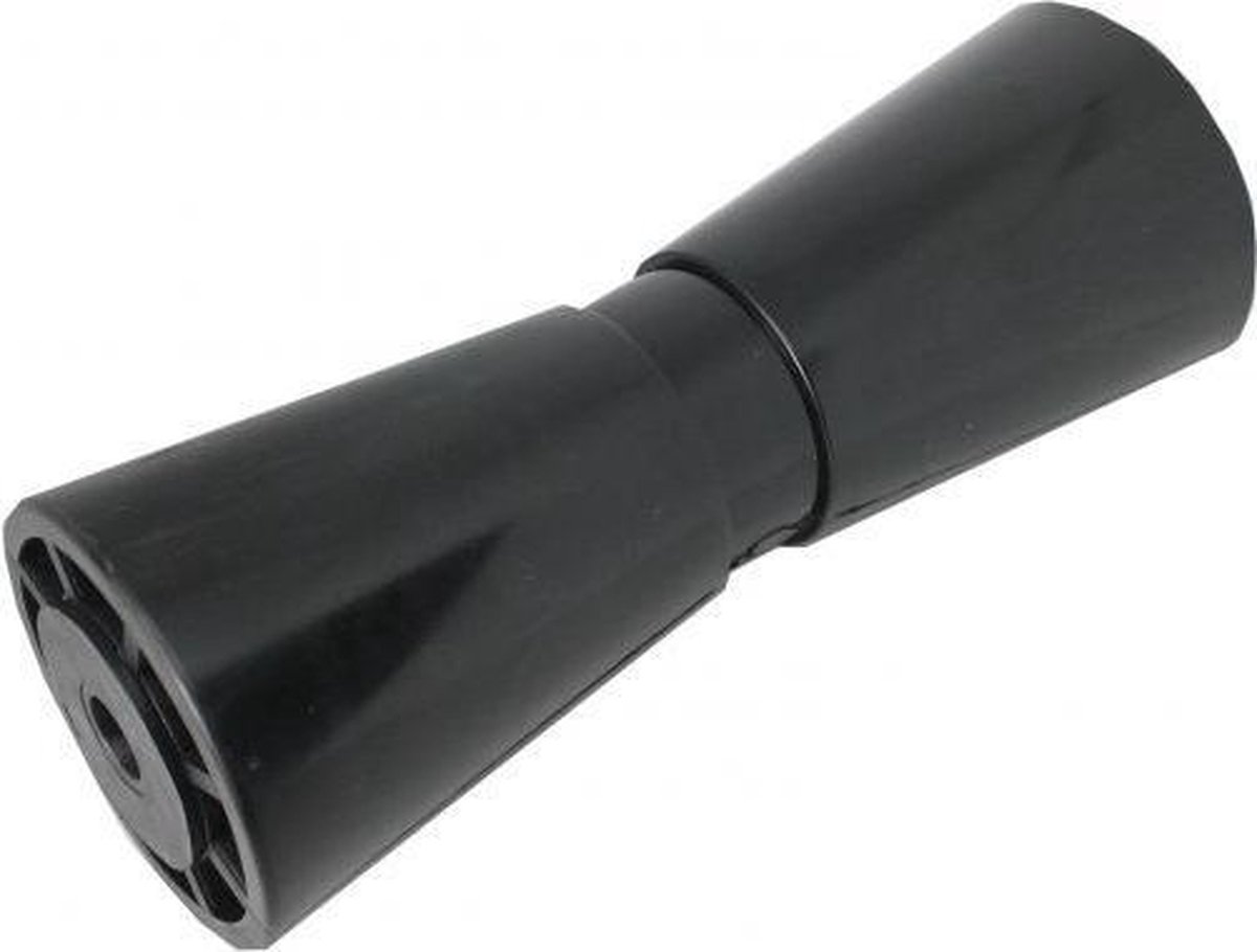 Kielrol zwart - 259x61 mm - naafdiameter 17 mm