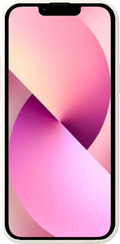 Coque iPhone 13 Pro Etui Siliconen Avec 2x Protecteur D'écran - Coque Etui iPhone 13 Pro Avec 2x Protecteur D'écran - Wit