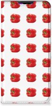 Book Case Xiaomi Redmi 9 Telefoonhoesje Paprika Red