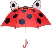 parapluie enfant avec coccinelle 73 cm rouge