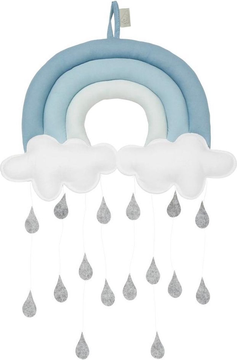 Mobiel regenboog - dusty blue