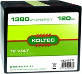 Koltec Batterij 12 Volt 1380 WH 120 Ah