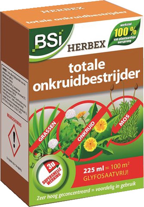 BSI - Herbex - Ideaal bestrijdingsmiddel tegen onkruiden, grassen en mos - 225 ml voor 125 m² van Merkloos	 — afbeelding 2