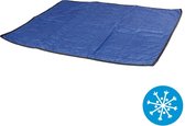 Tapis rafraîchissant pour chien Aqua Coolkeeper - 60 x 50 cm - Bleu