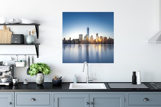 Affiche New York - Skyline - Water - 75x75 cm