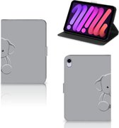 Cover Case iPad Mini 6 (2021) Hoes met Magneetsluiting Baby Olifant