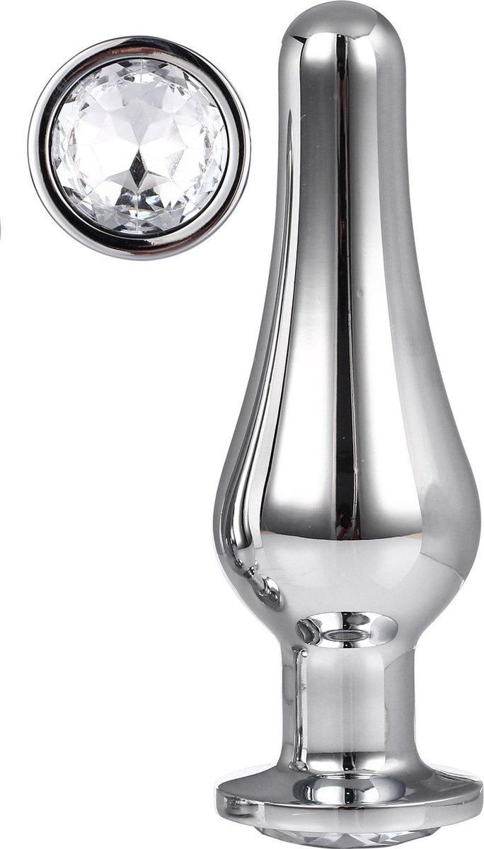 Goedkoopste Dream Toys - Gleaming Love Silver Pleasure Plug - L