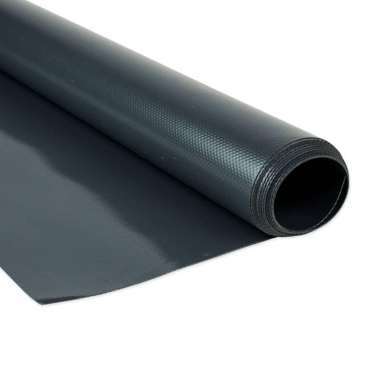 Afdekzeilwinkel - Pvc zeildoek - 650gr Grafietgrijs 7024 Glans - per meter of rol