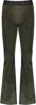 NoBell meiden fluwelen rib flared pants Sady Jet Black