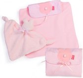 babypop-accessoires meisjes 38 cm PE roze 3-delig
