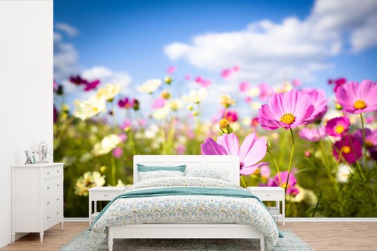 Papier peint - Papiers Papier peint photo - Fleurs en pleine floraison - Largeur 420 cm x hauteur 280 cm