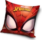 kussen Spider-Man hoofd 40 x 40 cm polyester rood