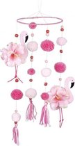 hangdecoratie flamingo's 60 cm