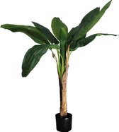 Bananen Kunstplant 120 cm Hoge Kwaliteit | Kunst Bananenboom | Kunstplanten voor Binnen | Bananenplant Kunstplant