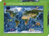Puzzel Satellite Map 2000 Heye 29797 :: Heye