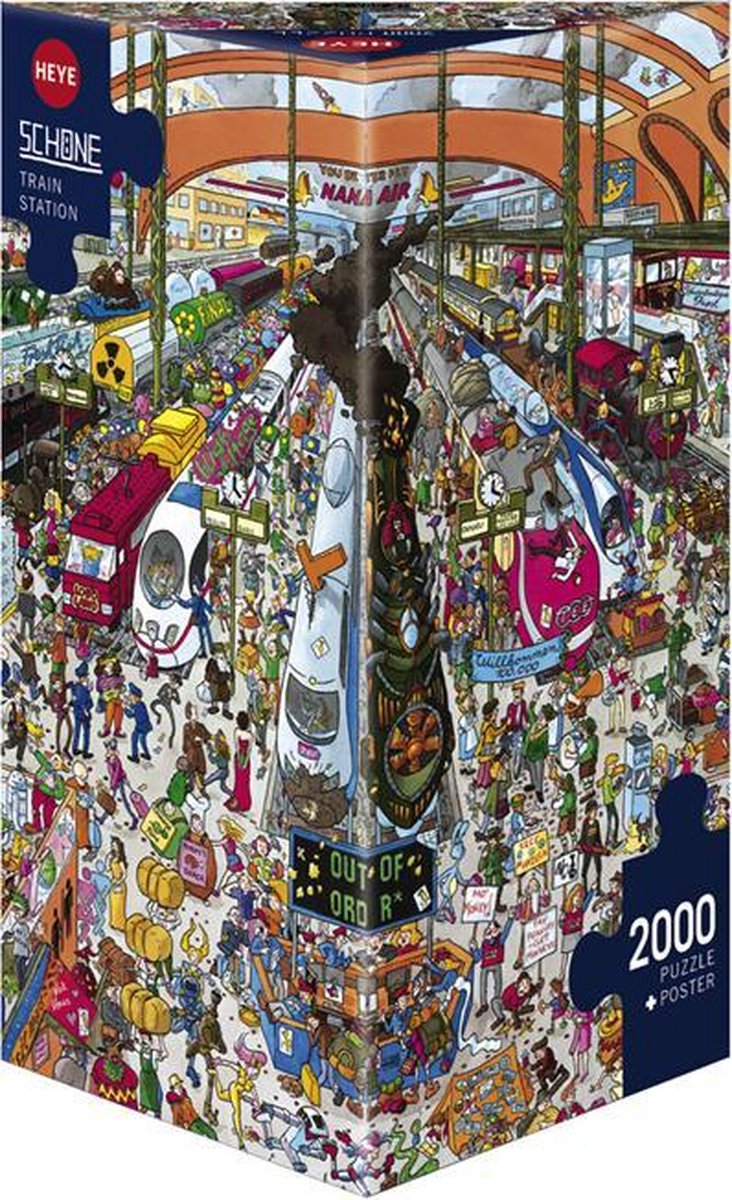 Heye Treinstation Puzzel - 2000 Stukjes