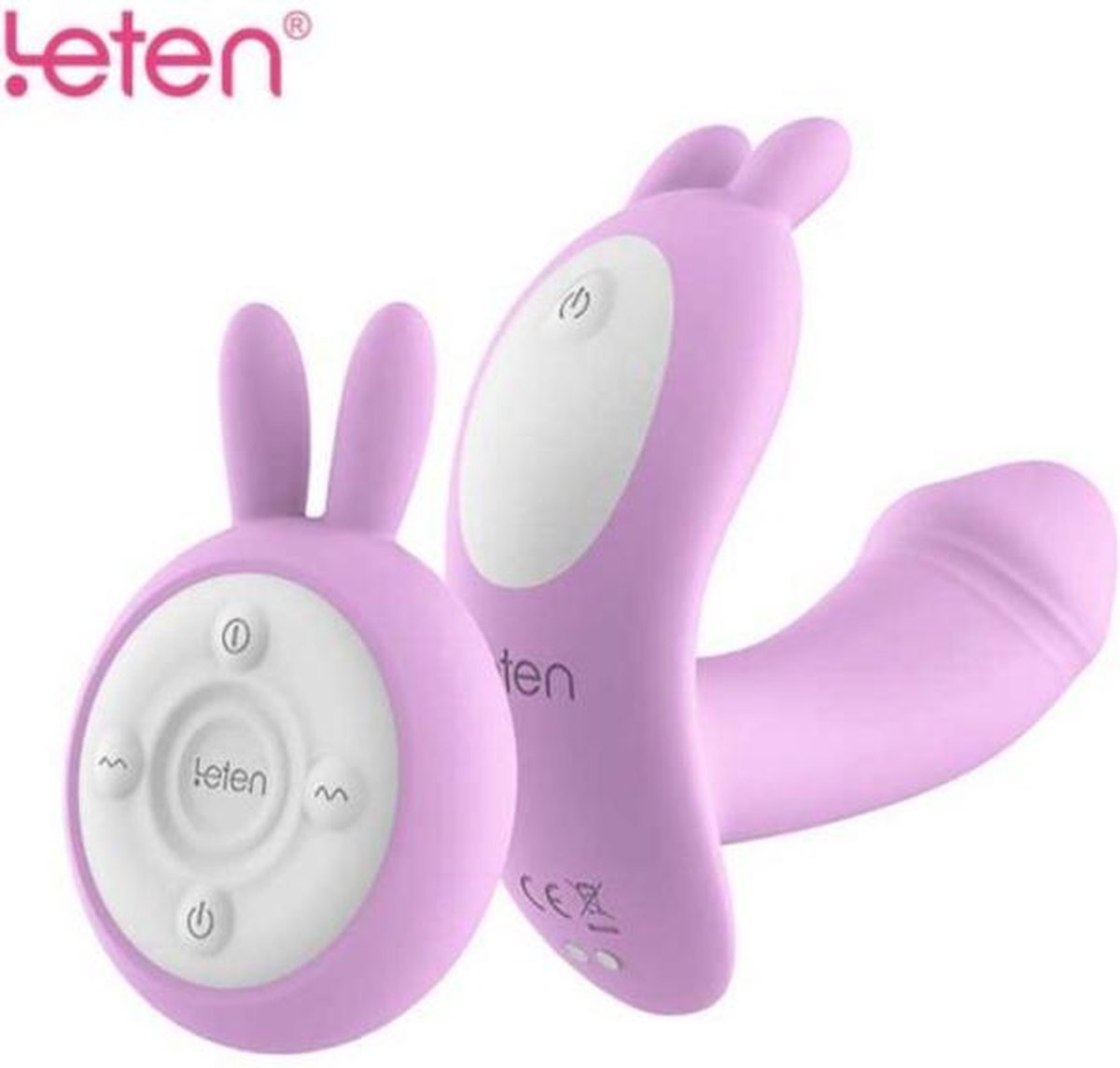 Goedkoopste Draagbare Clitoris Stimulator met Afstandsbediening - Paars