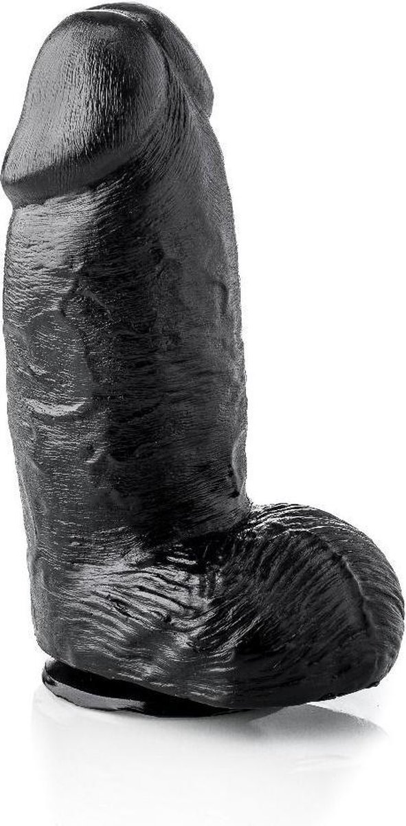 Goedkoopste Gangbangster - Super Mike - Dildo - 18 x 8 cm - PVC - Zwart
