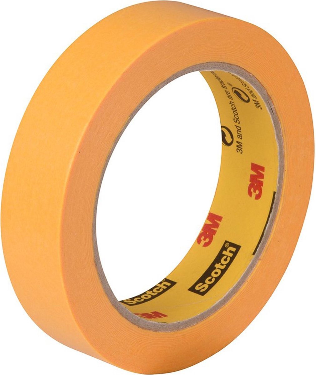 Ruban de masquage surfaces délicates Frogtape 50 m x 24 mm - 1 rouleau