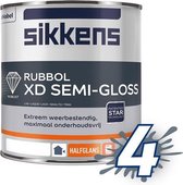 Sikkens Rubbol XD Semi-Gloss 1 liter - Kleur